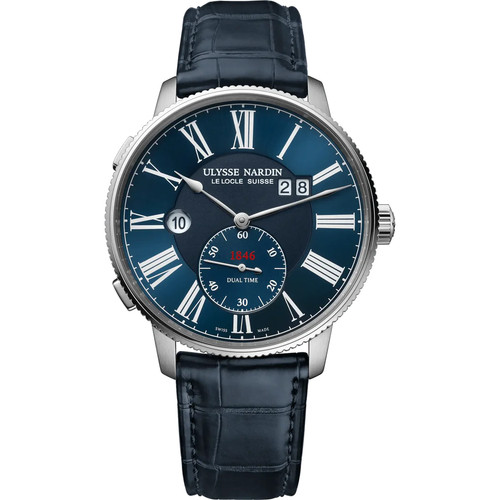 ULYSSE NARDIN MARINE TORPILLEUR DUAL TIME (44mm) 3343-320-3A/1A