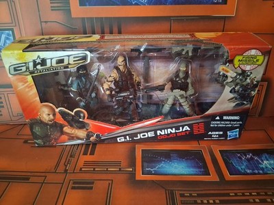 G.I. JOE RETALIATION NINJA DOJO SET 3-PACK BEACHHEAD ROADBLOCK KAMAKURA