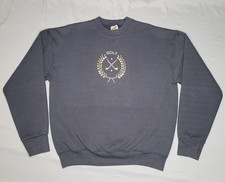 Vintage Fruit of the Loom Sweatshirt Mens Large Golf Rhinestone Made In USA 90s