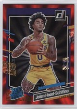 2023 Panini Donruss Rated Rookie Holo Red Laser 97/99 Jalen Hood-Schifino 12n6