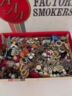 Antique & Vintage Costume Jewelry Lot Scrap, Wearable & Salvage Rhinestones Lot