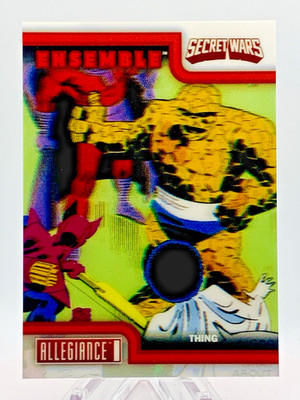 2023 Allegiance Marvel Secret Wars Ensemble Thing #E-17 Lenticular