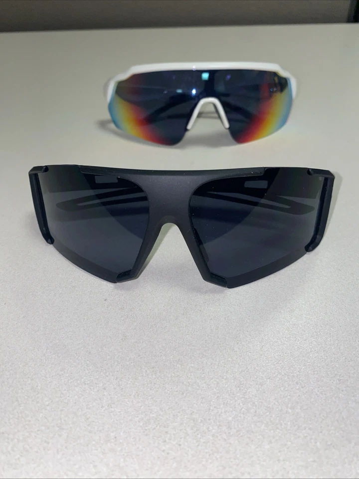 Gafas de sol Ironman para hombre (lote de 2) atletas envolventes deportivas espejadas ligeras Foto 2 de 4