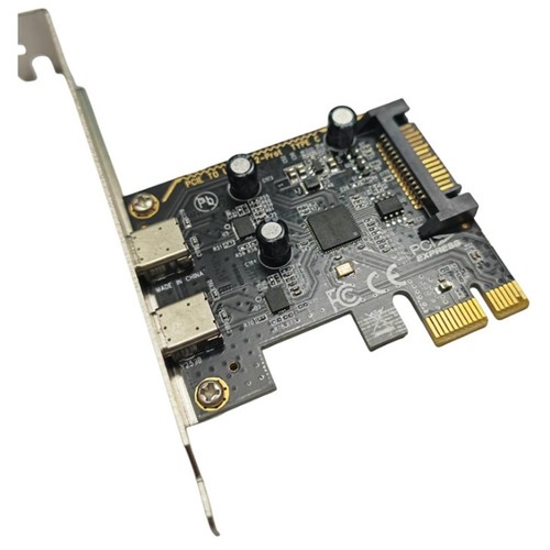 Carte D'Extension PCIE Vers Type C PCI-E X1 Vers 2 Ports TYPE-C USB 3.2 GE5917 - Photo 6/7