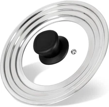 Universal Lid for Pots and Pans Skillets, Stainless Steel Pan S-6-7-8 Inch 