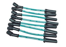 10mm Teal Spark Plug Wire Set Corvette Camaro GMC Sierra Chevy LS LS1 LS4 LT 10"