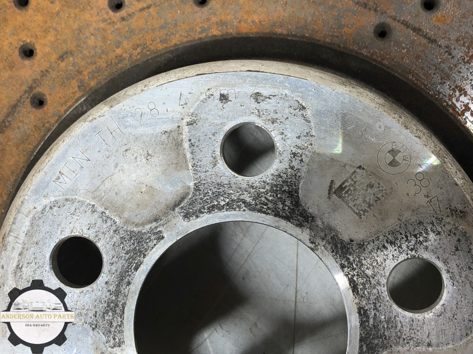 2014-2020 BMW i8 FRONT BRAKE DISC ROTOR SET X2 OEM #NOTES