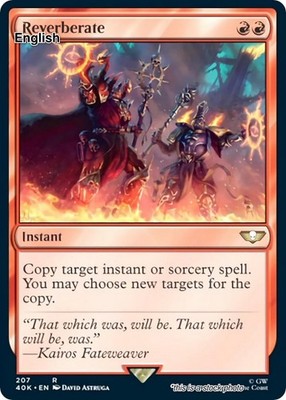 Reverberate EN [40K - 207] - NM TCG MTG