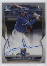 2023 Bowman Chrome Prospect Refractor /499 Lizandro Rodriguez #CPA-LRZ Auto 15aq