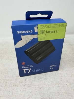 Samsung T7 Shield - 1TB External USB 3.2 Gen 2 Rugged SSD | MU-PE1T0S/AM | NEW