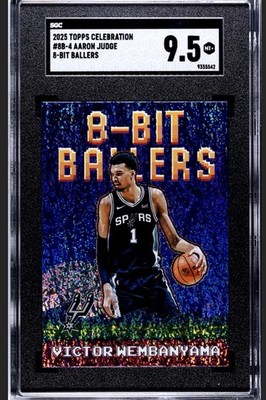 BALLERS ウェンビー 2025-26 Topps - 8-Bit Ballers Victor Wembanyama #8B-4 Holofoil for