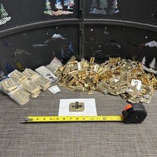 81 QTY Bulk Lot- Buckle Solid Brass 2 1/2  -NEW 