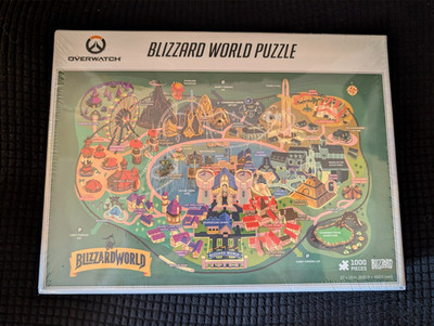 Blizzard World 1000 Piece Jigsaw Puzzle BlizzCon Exclusive Sealed
