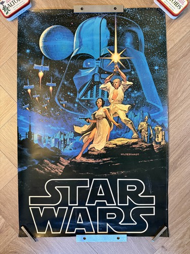 1977 STAR WARS poster - 18" x 28" - original vintage Hildebrandt artwork