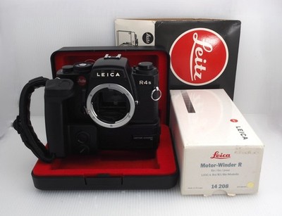 [NEAR MINT ][With Box] LEICA R4s + MITOR WINDER R From Japan #YK10-1MKt