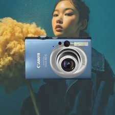 Canon IXUS 80 Vintage Digital Camera - Blue, Lightly Used Official