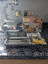 Vintage Metallgehäuse Marcato Ampia Nudelmaschine Deluxe Modell 150 