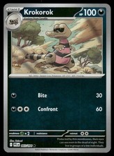 Krokorok 065/094 Reverse Holo Phantasmal Flames Pokemon TCG trading card