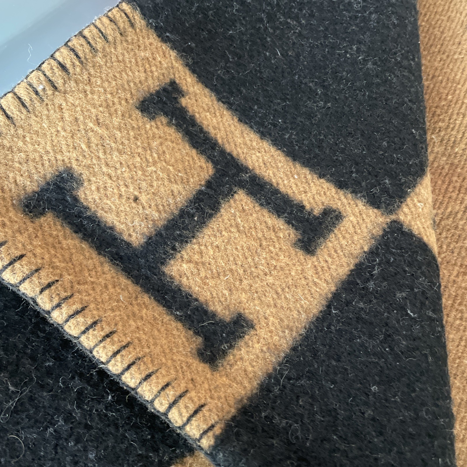 Hermes Vintage Wool Throw thumbnail 3