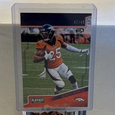 2018 Panini Playoff 2nd Down Chris Harris Jr. #62 /49 Denver Broncos NFL