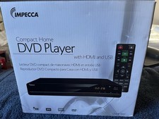 IMPECCA 2.0 CHANNEL COMPACT HOME DVD PLAYER, HDMI, USB PLAYBACK NEW