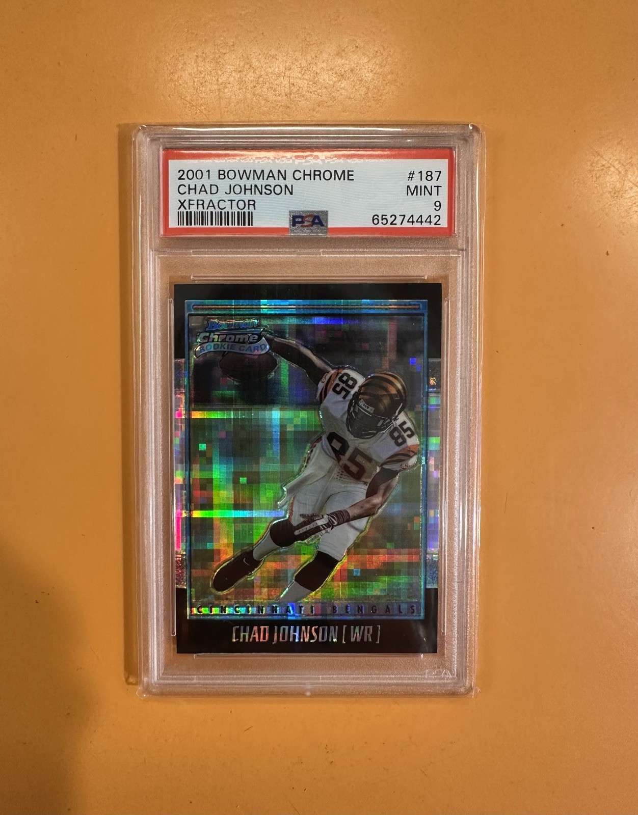 Chad Johnson Bowman Chrome #187 Xfractor