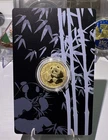 New Listing3g Gold Guilded 999 Fine Silver Panda In Card/COA