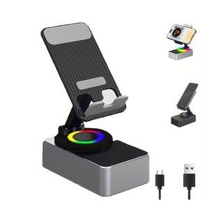 Betterbass WYS 2301BT Bluetooth Speaker Phone Stand Wireless Charger Light Gray