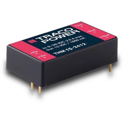 TracoPower THM 15-2423 DC/DC-Wandler, Print 500 mA 15 W Anzahl Ausgänge: 2 x