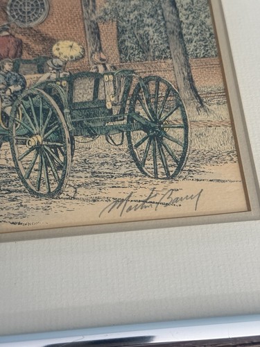 MARTIN BARRY Limited Edition S/N Lithograph Benton Parish Church Williamsburg - Picture 6 of 13