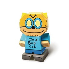 Dog Man Cat Man PX Cuble papercraft figure kit movable parts no glue needed