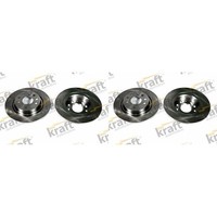 2X Kraft Bremsscheiben 278Mm Voll Hinten Passend FüR Fiat Croma Opel Signum Vect
