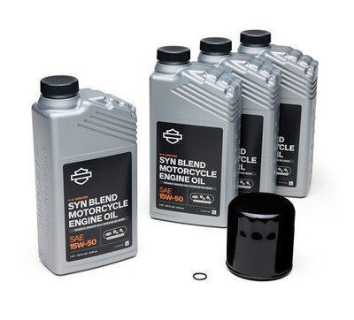Harley-Davidson Ölwechselkit SYN Blend Motorradöl - 4 Liter - 15W50 - 62600111