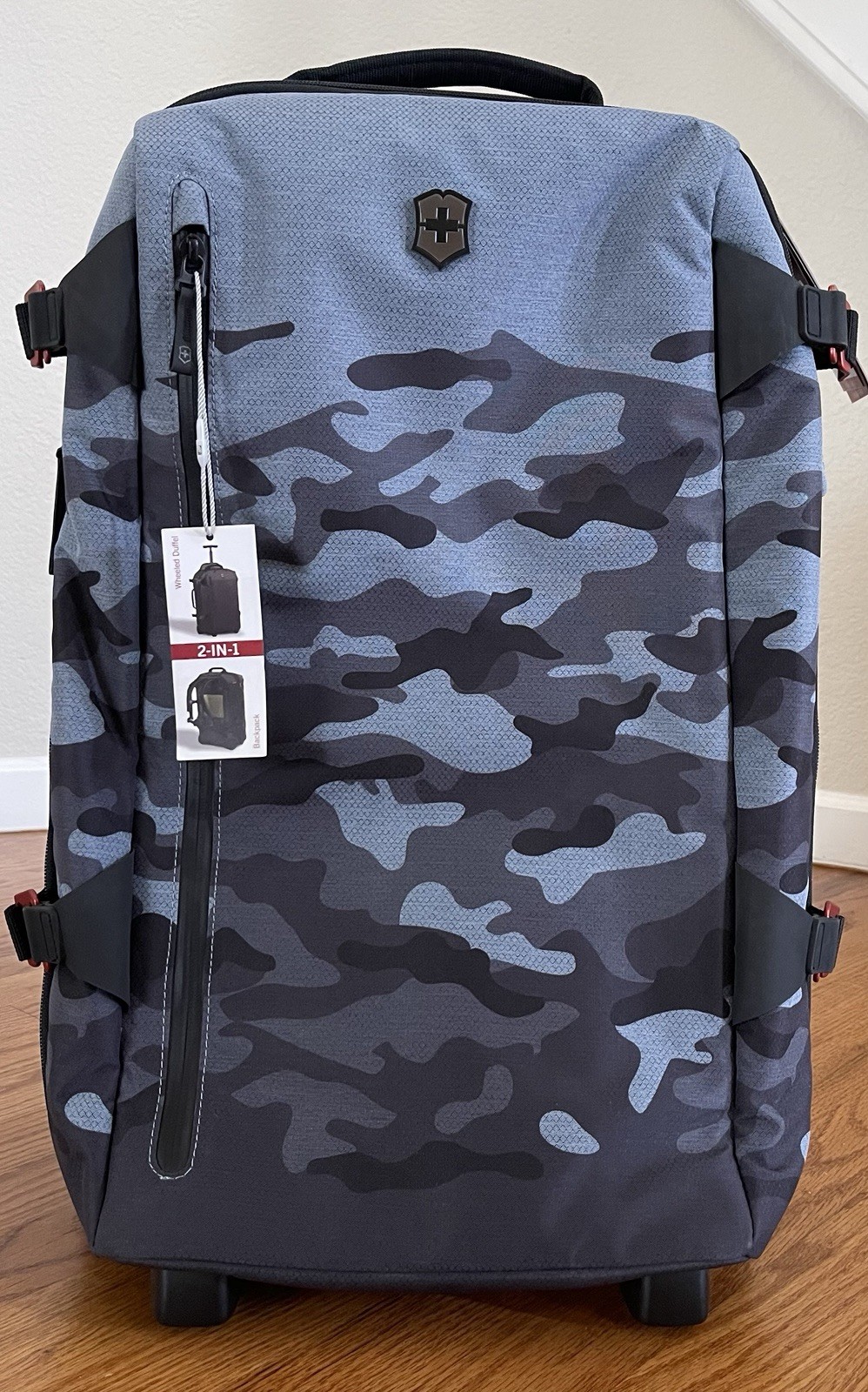 Victorinox VX Touring Wheeled Carry On  Duffel Backpack Camo