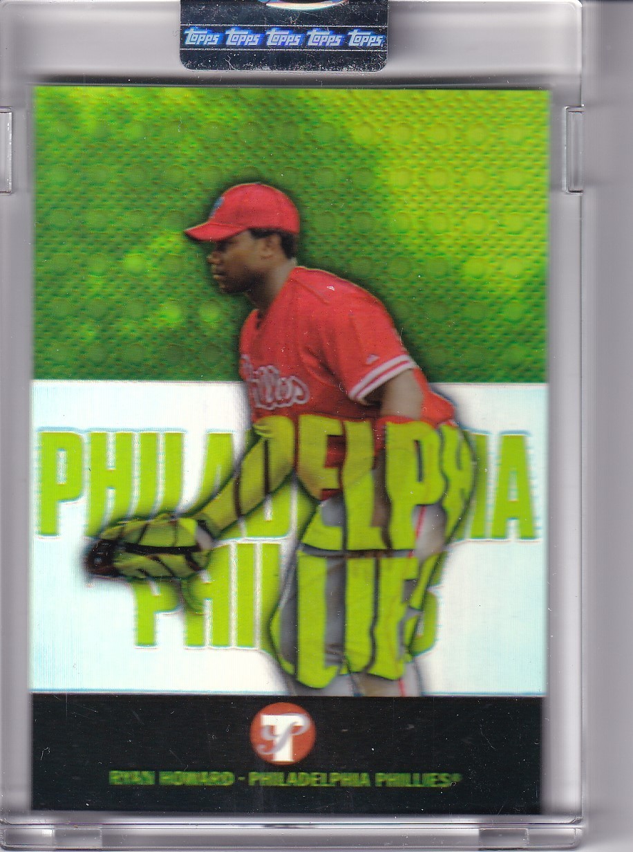Ryan Howard Rookie /499 Phillies 2003 Topps Pristine Uncirculated Refractor #189