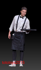 1/50 1/72 1/87 1/64 1/43 1/24 1/18 Waiter Boy Scene Minatures Figures Doll Toy