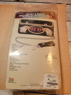 Vintage Tandy Leather Factory Biker II Wallet Kit. New #44025-00