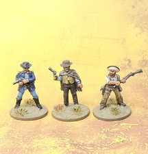 Figure Wild West 28 Mm Garrison Miniatures – Agricoltori, Cacciatori, Non Dipinte