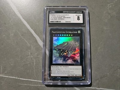 Phantomfestung Enterblathnir Yu-Gi-Oh 2019 The Infinity Chasers 1st Edition CGC8