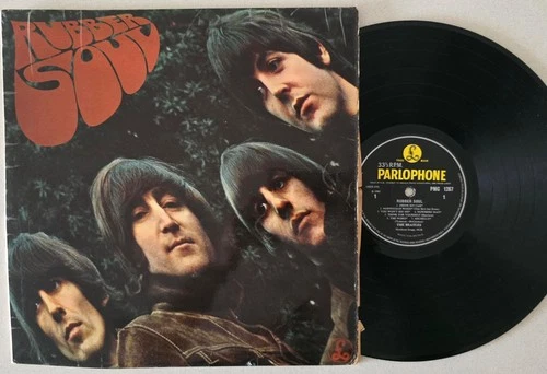 The Beatles ‎– Rubber Soul VINYL LP UK 1965 (VINYL G+ & COVER VG)