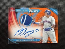 2024 #FOTF-MB Moises Ballesteros Fabrics of the Future Auto Relics Orange #/25