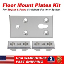 Antler Style Floor Plates For Stryker & Ferno Stretchers Secure Fastening System