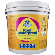 WATERPROOF HERO 2 Gallon Roof/Outdoor Waterproof Coating Sealant Grey