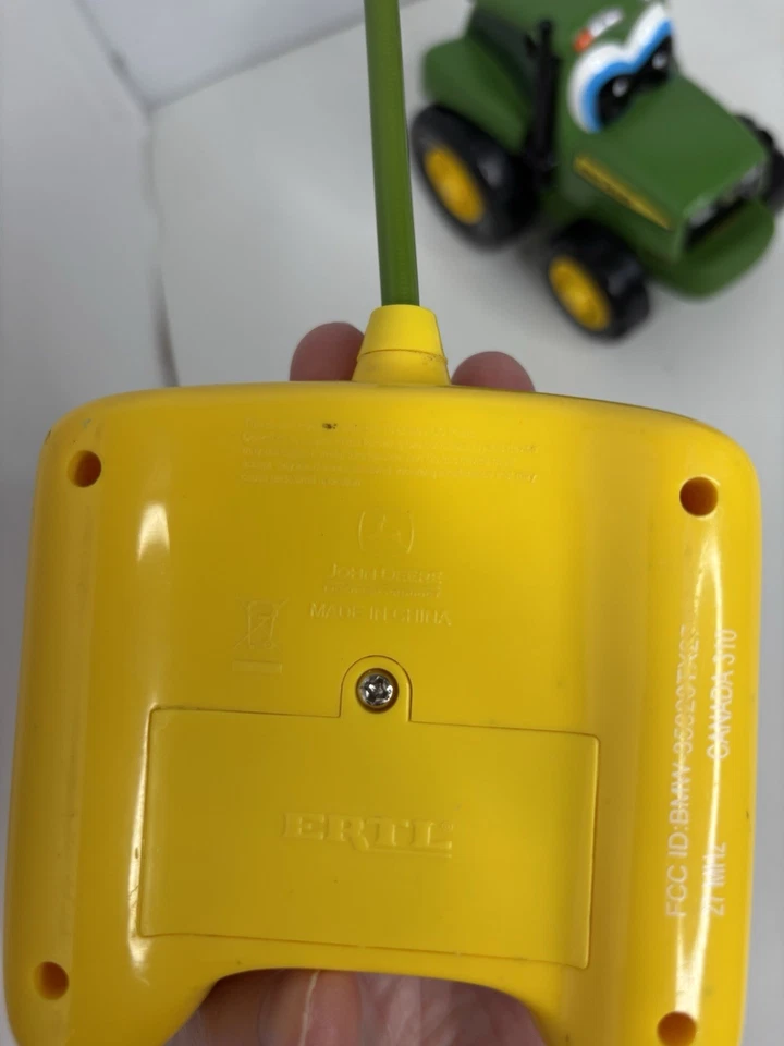 John Deere for Kids Remote Controlled Toy Tractor Battery Operated Works Great - Image 3 of 4