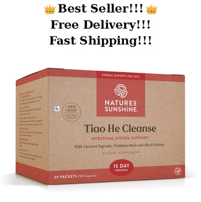Nature's Sunshine Tiao He Cleanse - Traditional Chinese Liver & Colon Detox 30pk
