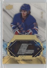2019-20 Upper Deck Engrained Remnants Rare 5/65 Lias Andersson #R-LA 0o5t