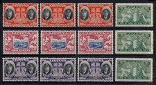 E331 Lithuania-Lituanie-Litauen 1934 Air mail 20c-40c-60c and 3L Coat of Arm MNH