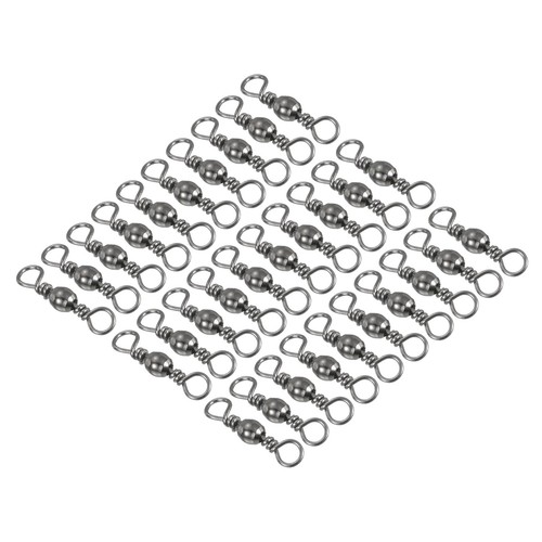 Pesca Barile Girevole con Sicurezza Scatto,50pz 15lb Carbonio Acciaio