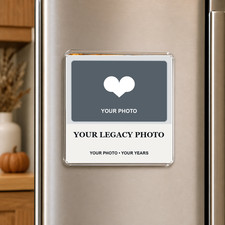Personalized Legacy Photo Photo Magnet Custom Photo Years