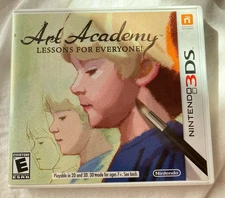 Nintendo 3DS Art Academy: Lessons for Everyone! Game Cart W/Case